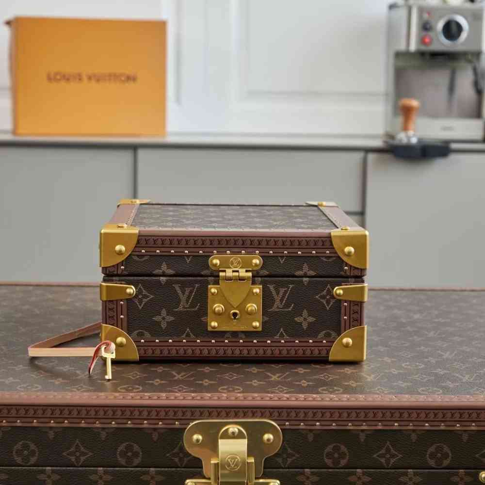 Louis Vuitton Brown Luxury Jewellery Box-thumb-7