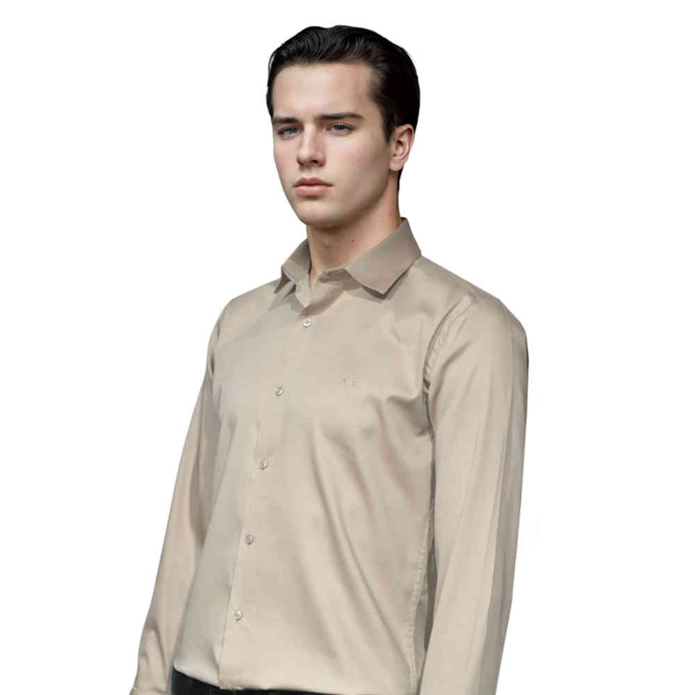 Armani Exchange Light Brown Premium Quality Shirt-2