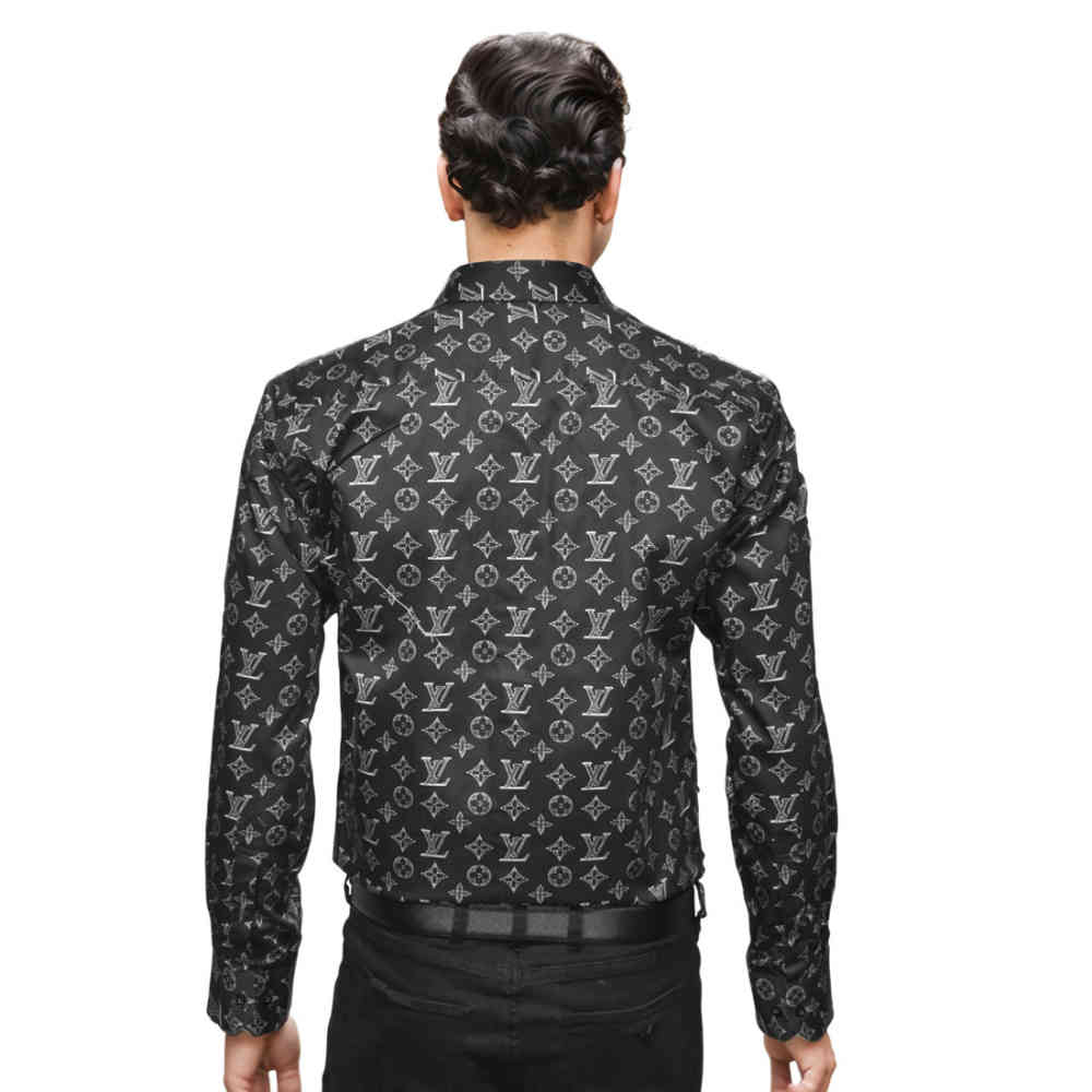 Louis Vuitton Black Premium Quality Shirt-1