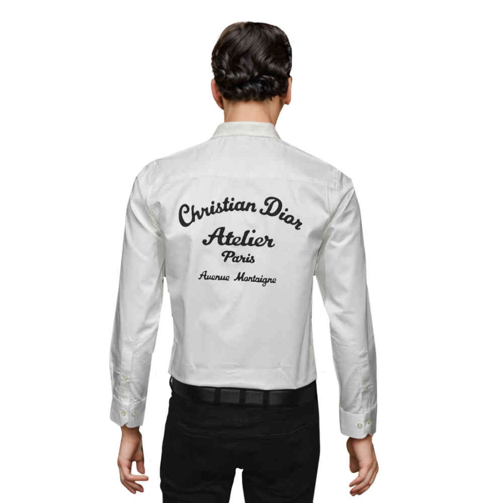 Dior White Premium Quality Shirt-1