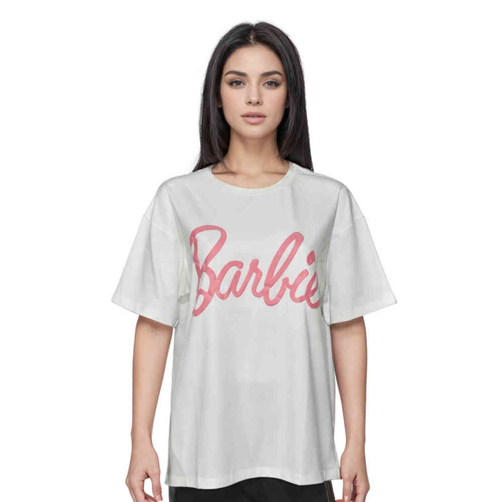 White Zara Black Premium Quality Women T-shirt