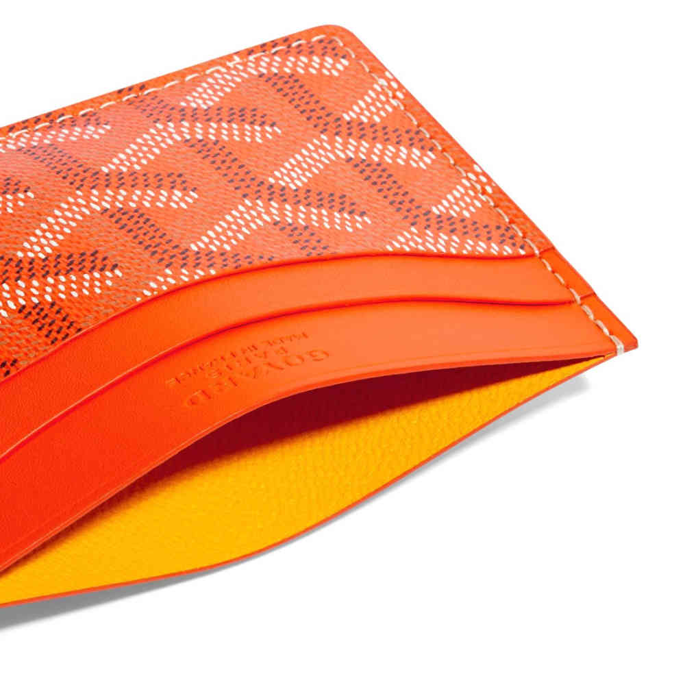 Goyard Orange Premium Card Wallet-thumb-1