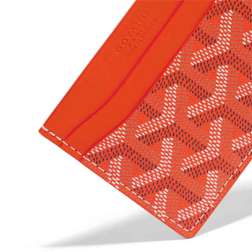 Goyard Orange Premium Card Wallet-thumb-2