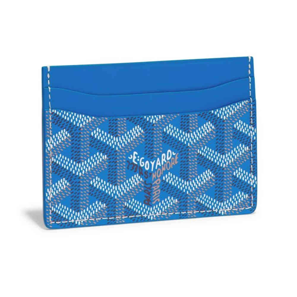Goyard Blue Premium Card Wallet-thumb-0