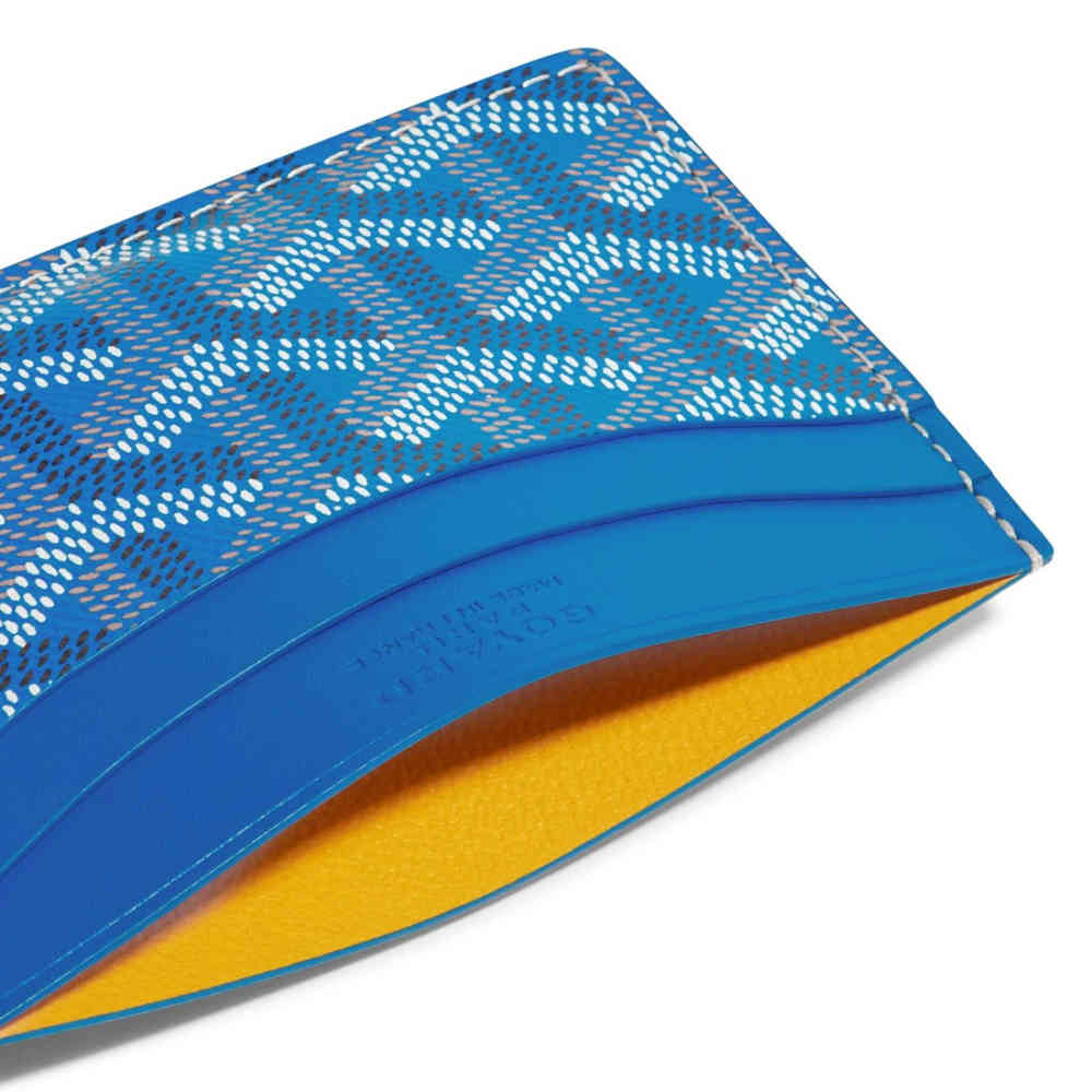 Goyard Blue Premium Card Wallet-thumb-1