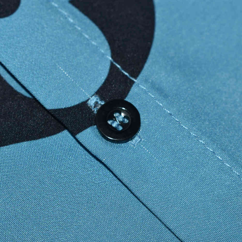 Louis Vuitton Blue Premium Quality Shirt-4