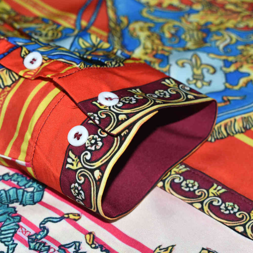 Versace Printed Silk Premium Quality Shirt-5
