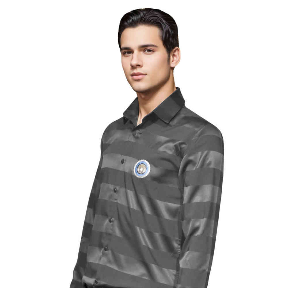Versace Black Premium Quality Designer Shirt-2