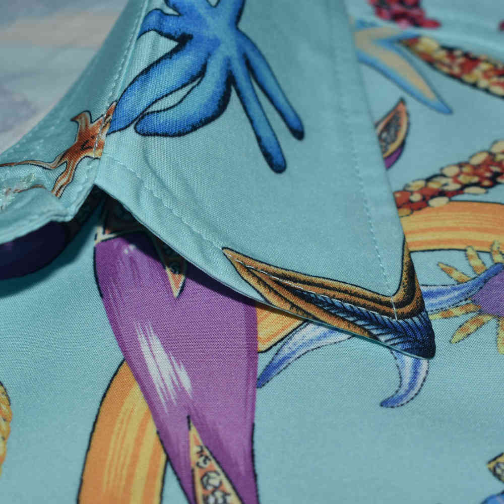 Versace Sky Blue Premium Quality Shirt-3