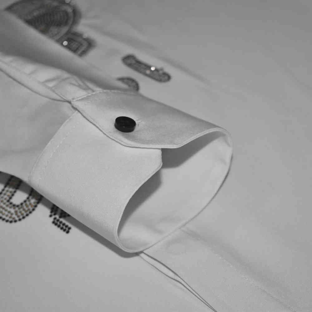 Fendi White Premium Quality Designer Shirt-5