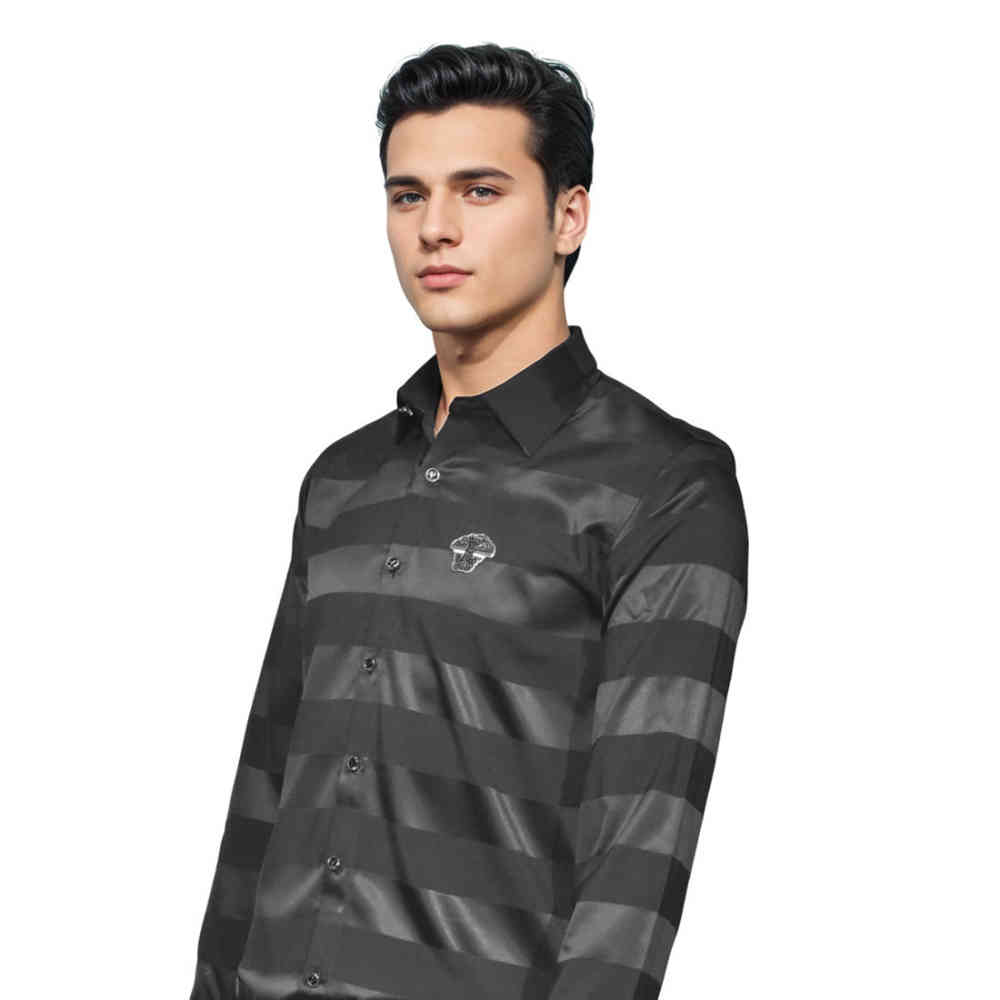 Versace Black Designer Premium Quality Shirt-2