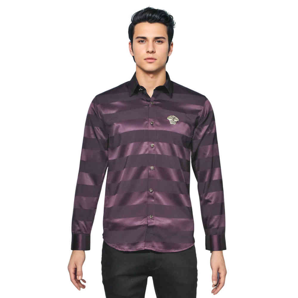 Versace Wine Designer Premium Quality Shirt-6