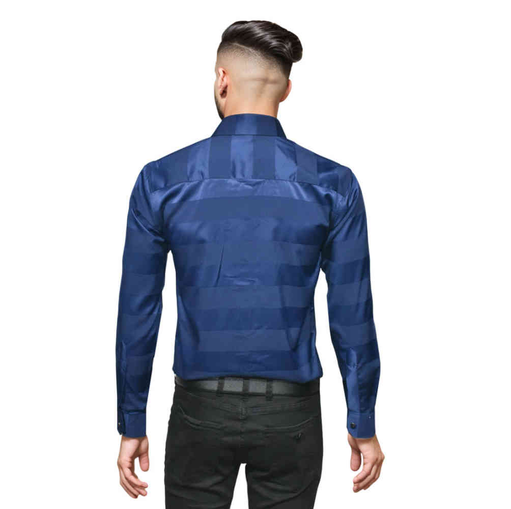 Versace Blue Designer Premium Quality Shirt-1