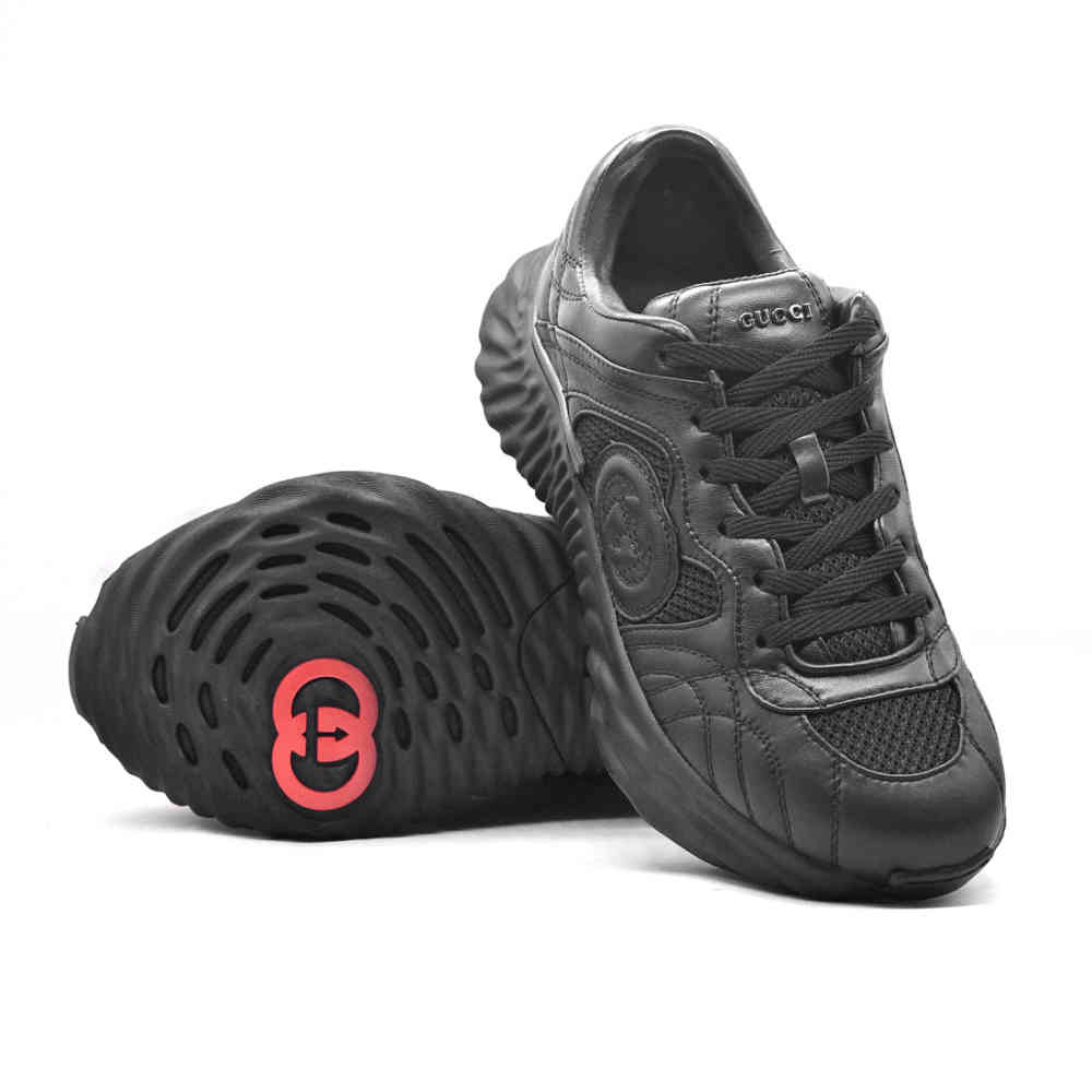 Gucci Black Premium Low Top Sneaker-thumb-5