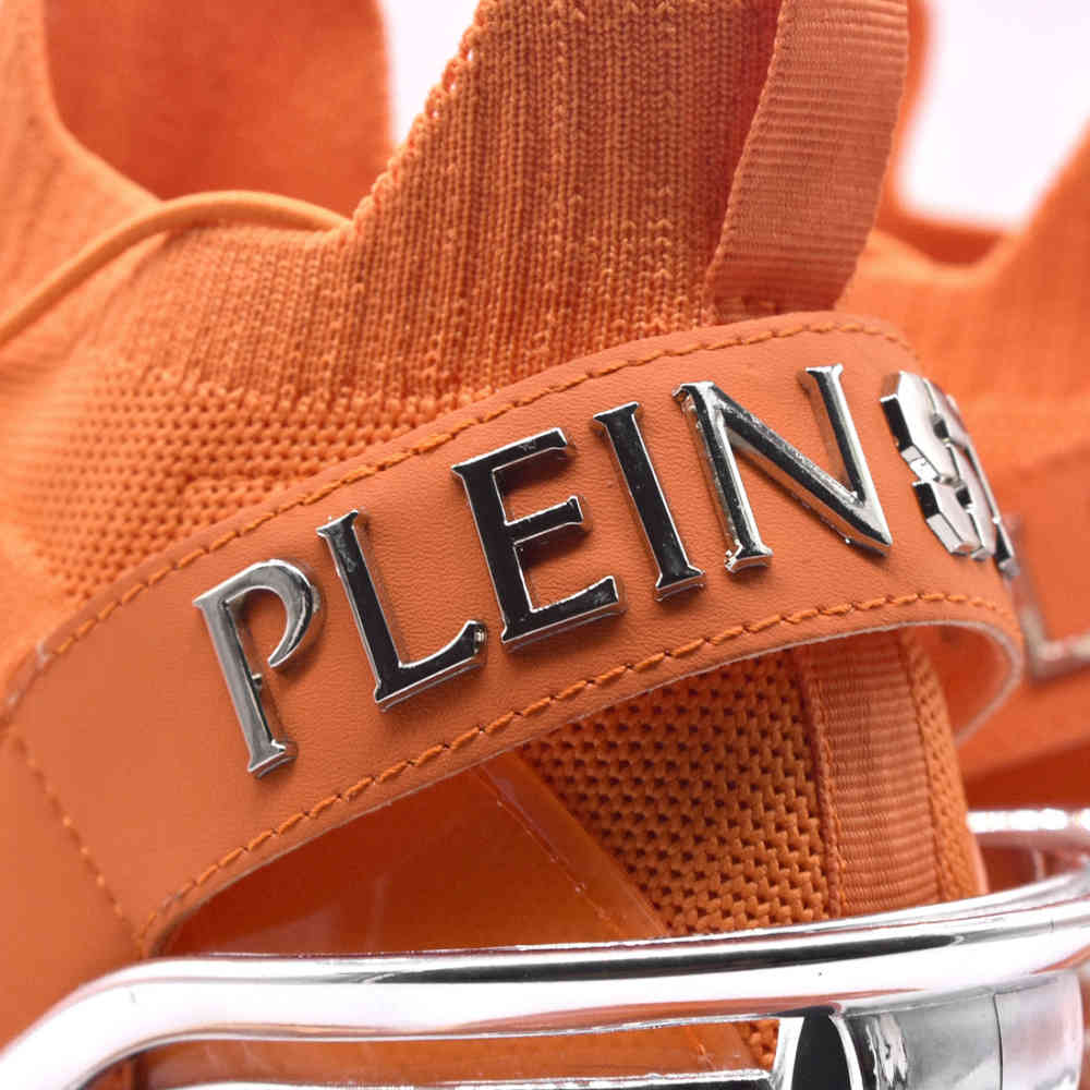 Philip Plein Sports Orange Premium Low-Top Sneaker-thumb-6