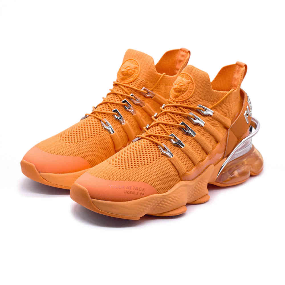Philip Plein Sports Orange Premium Low-Top Sneaker-thumb-2