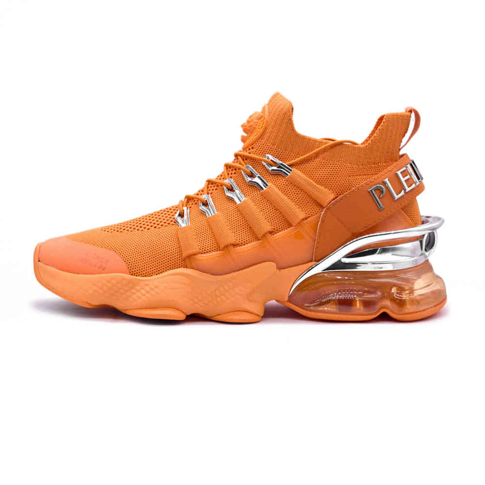 Philip Plein Sports Orange Premium Low-Top Sneaker-thumb-0