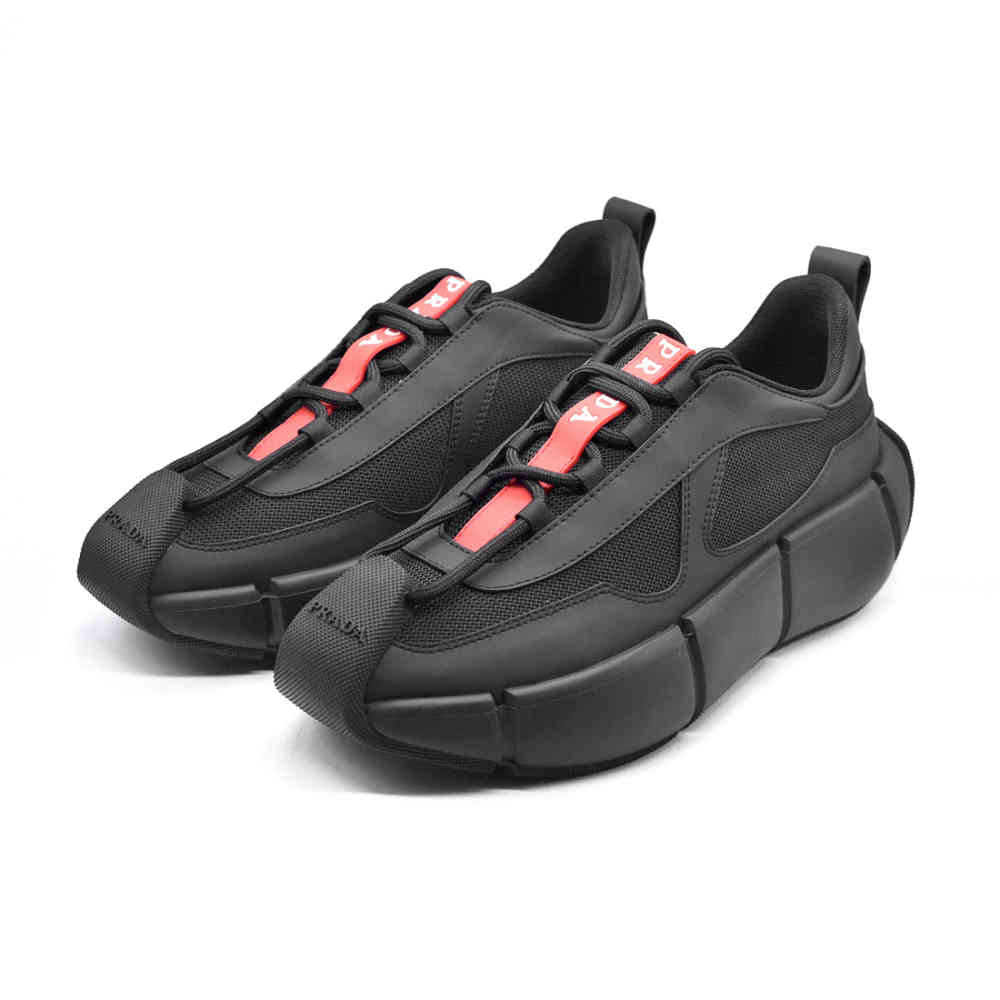 Prada Black Premium Low Top Sneaker-thumb-2
