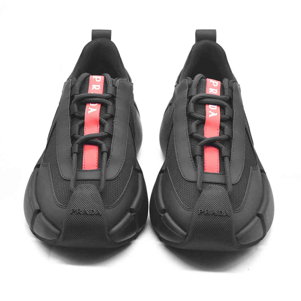 Prada Black Premium Low Top Sneaker-thumb-4