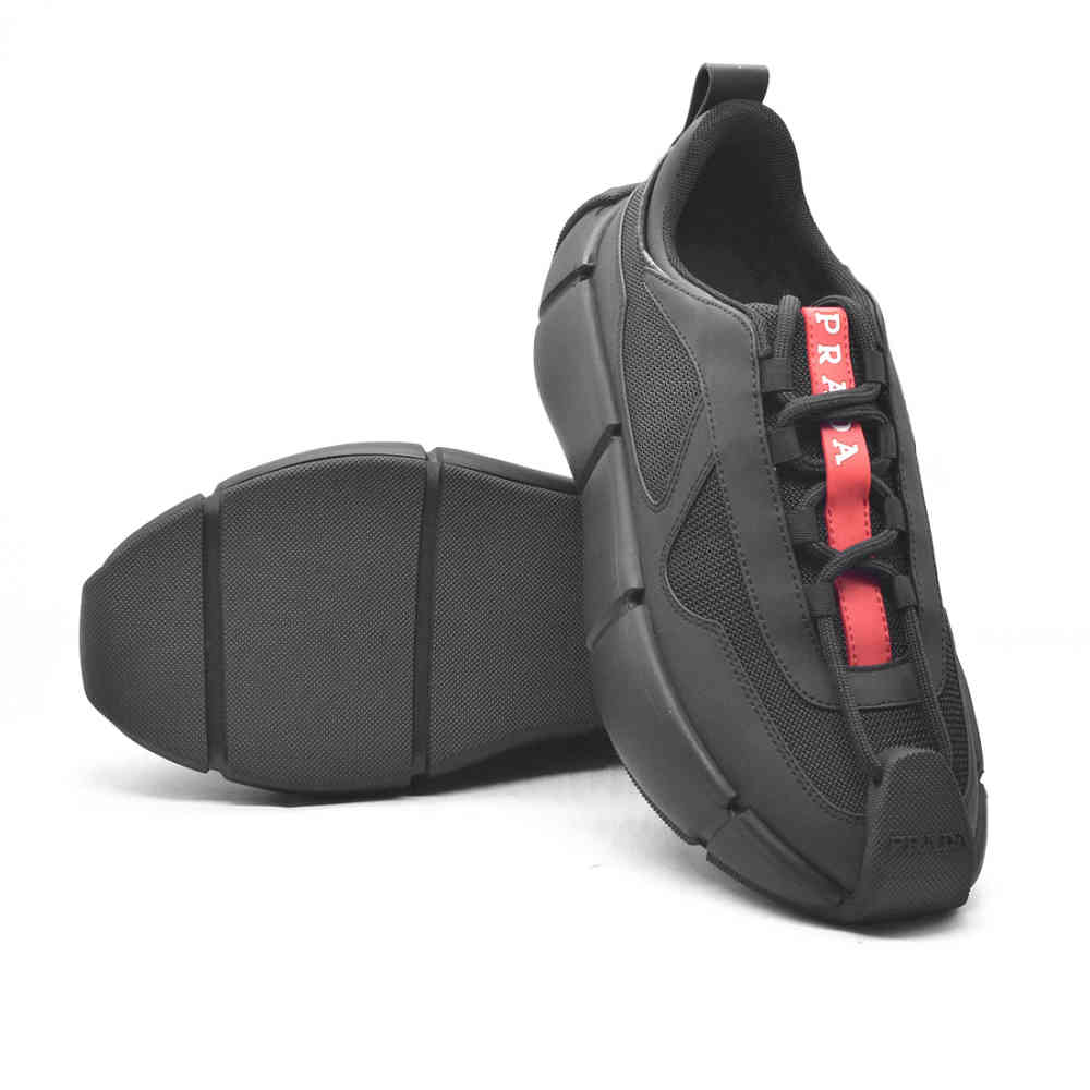 Prada Black Premium Low Top Sneaker-thumb-5