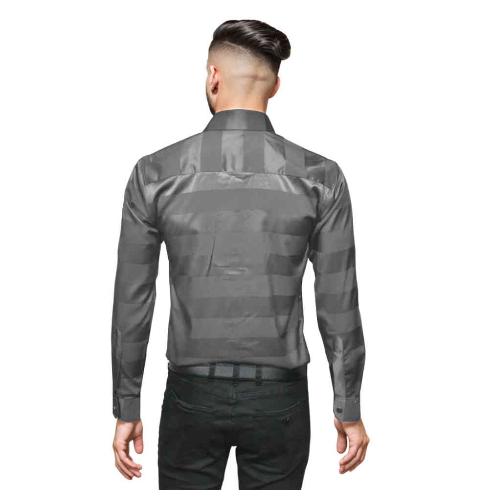 Versace Grey Designer Premium Quality Shirt-1