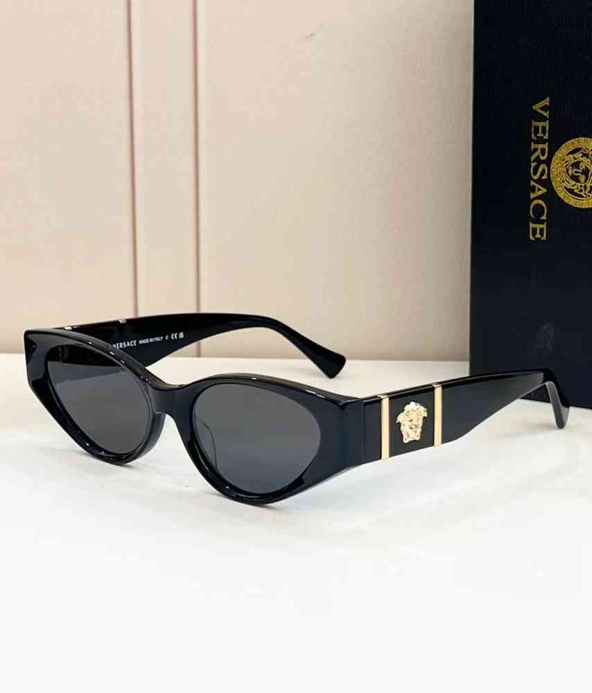 Black & Golden Versace Brown Luxury Sunglasses