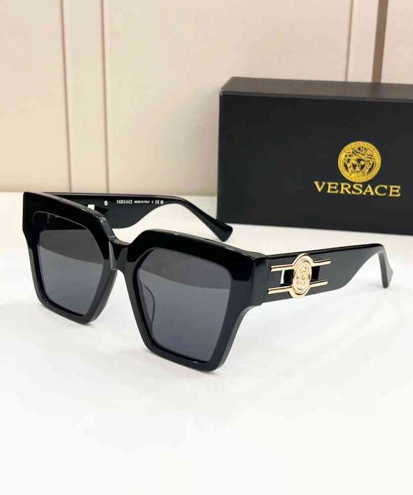 Black & Golden Versace Brown Luxury Sunglasses