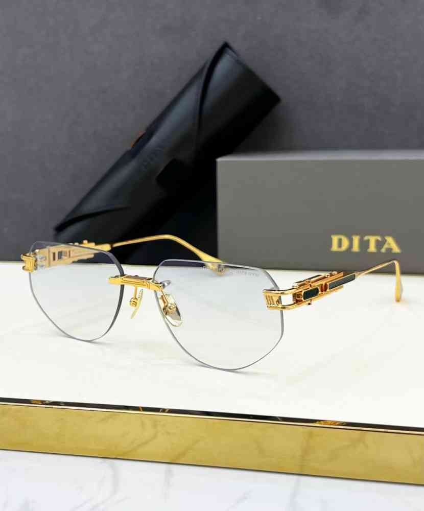 Golden & Blue Dita Golden & Grey Premium Quality Sunglasses