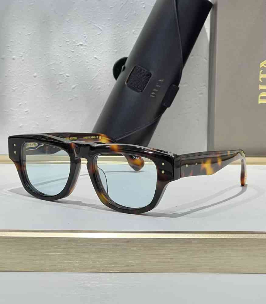 Brown Dita Blue & Green Premium Quality Sunglasses
