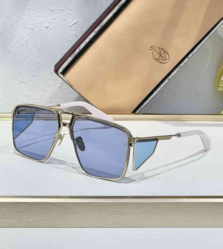 Blue Jacques Marie Mage Brown Luxury Sunglasses