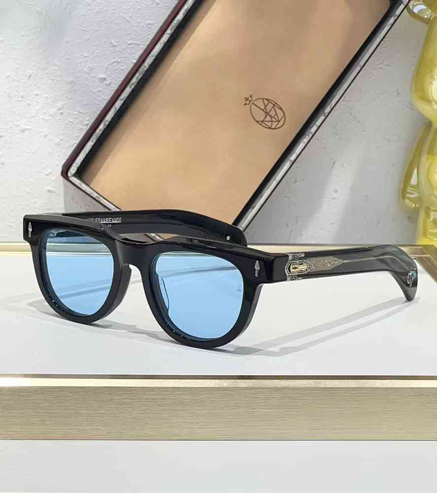 Blue Jacques Marie Mage Brown Luxury Sunglasses