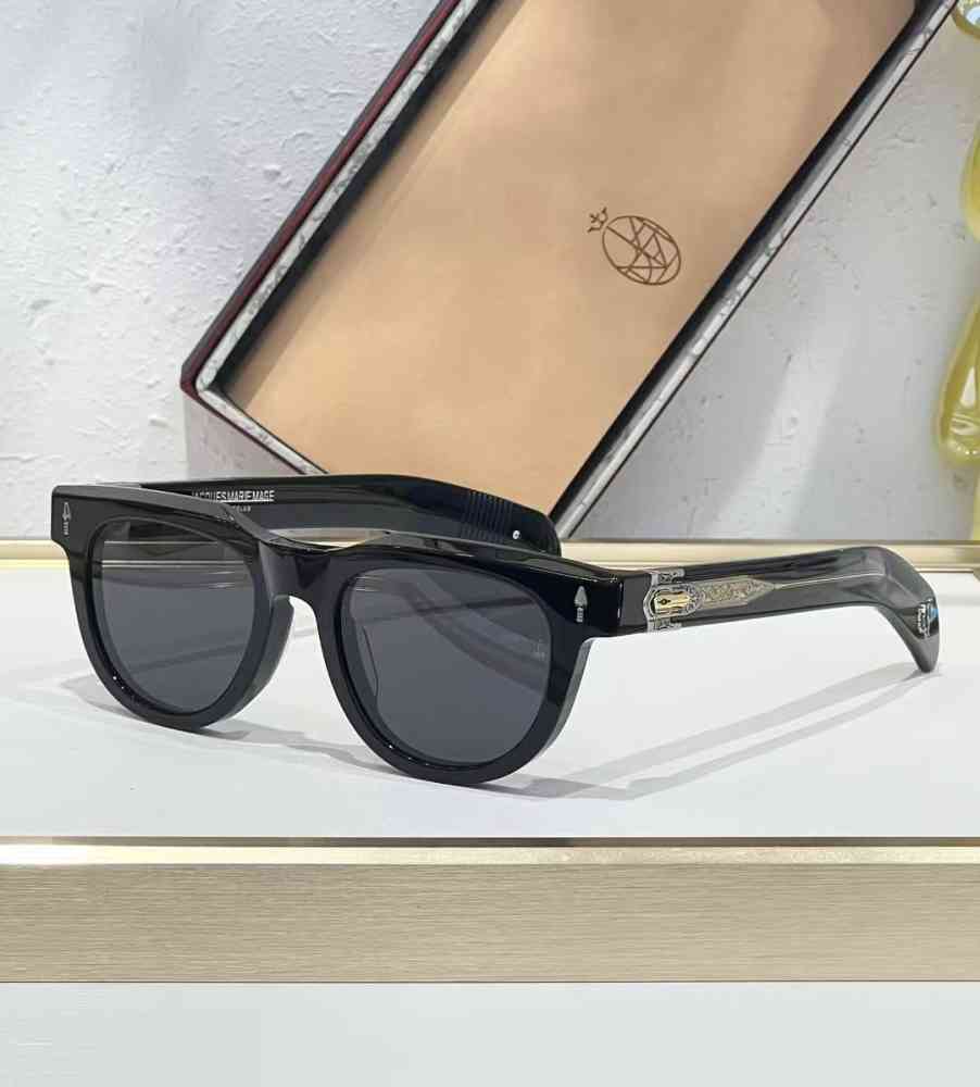 Black Jacques Marie Mage Brown Luxury Sunglasses