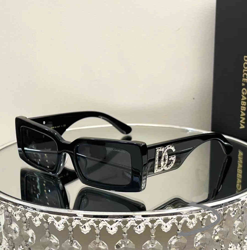 Black & Silver Dolce & Gabbana Black & Golden Luxury Sunglasses