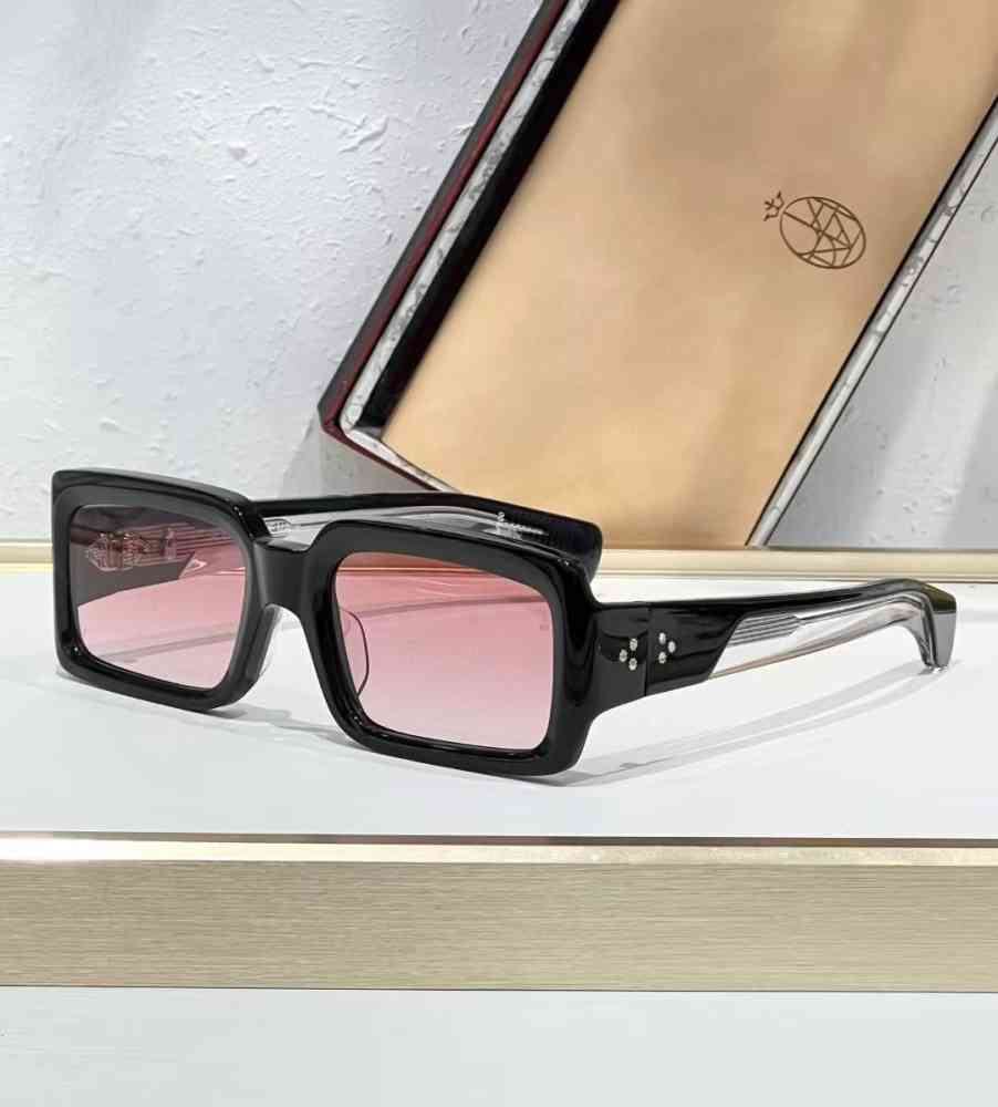 Black & pink Jacques Marie Mage Brown Luxury Sunglasses