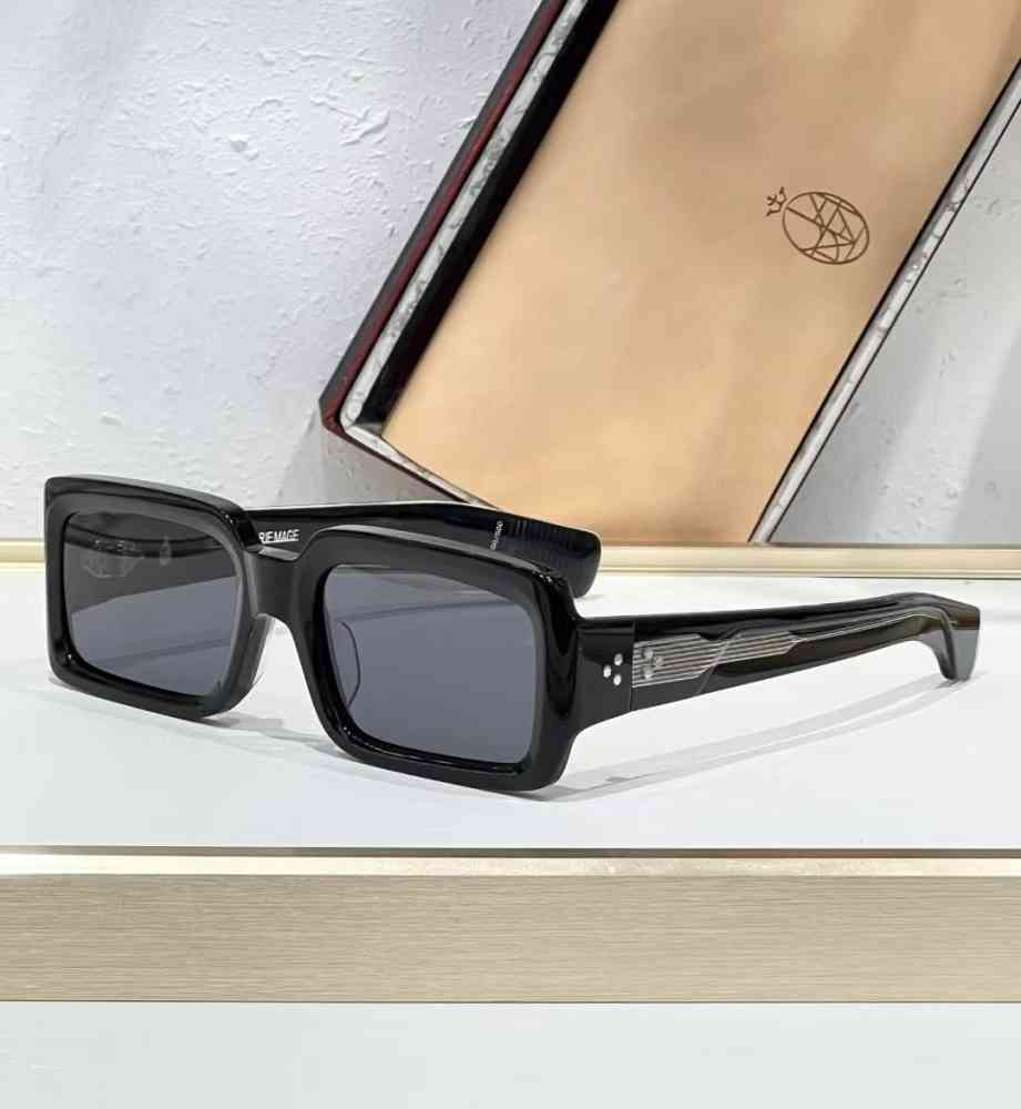 Black Jacques Marie Mage Brown Luxury Sunglasses