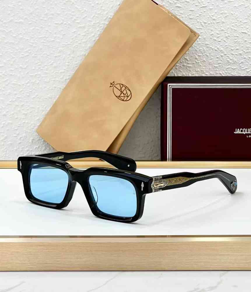 Blue Jacques Marie Mage Black Luxury Sunglasses