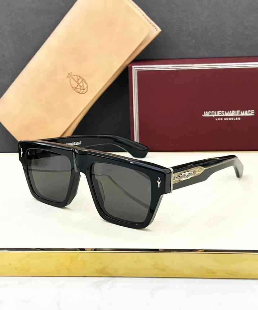 Black Jacques Marie Mage Golden Luxury Sunglasses