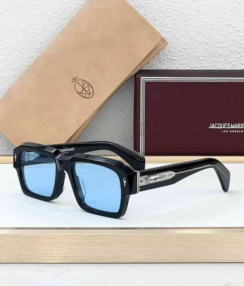 Blue Jacques Marie Mage Black Luxury Sunglasses
