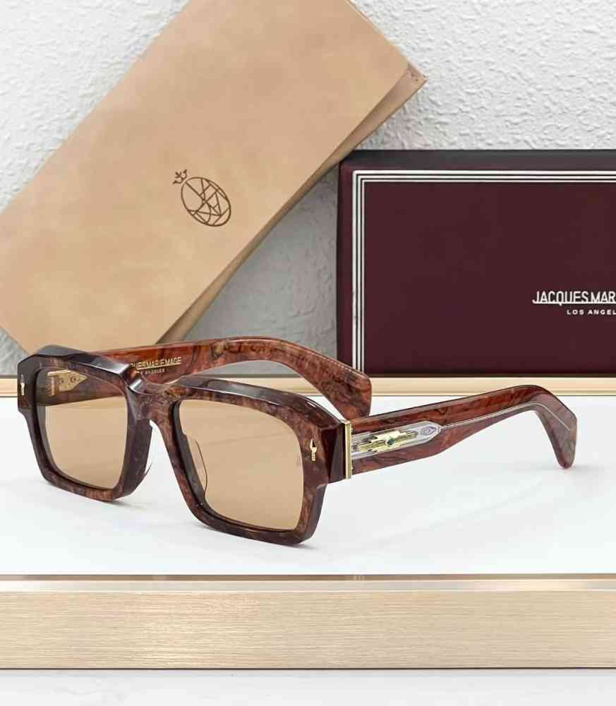 Brown Jacques Marie Mage Black Luxury Sunglasses