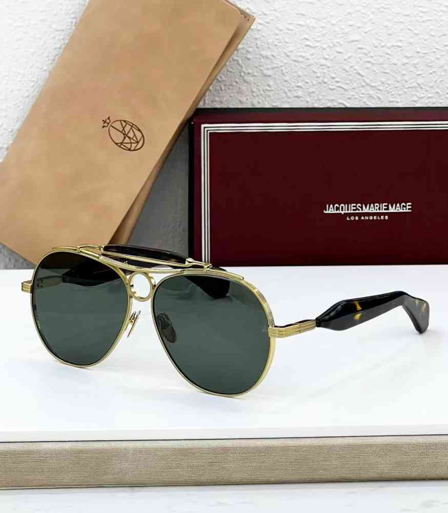 Green Jacques Marie Mage Blue Luxury Sunglasses
