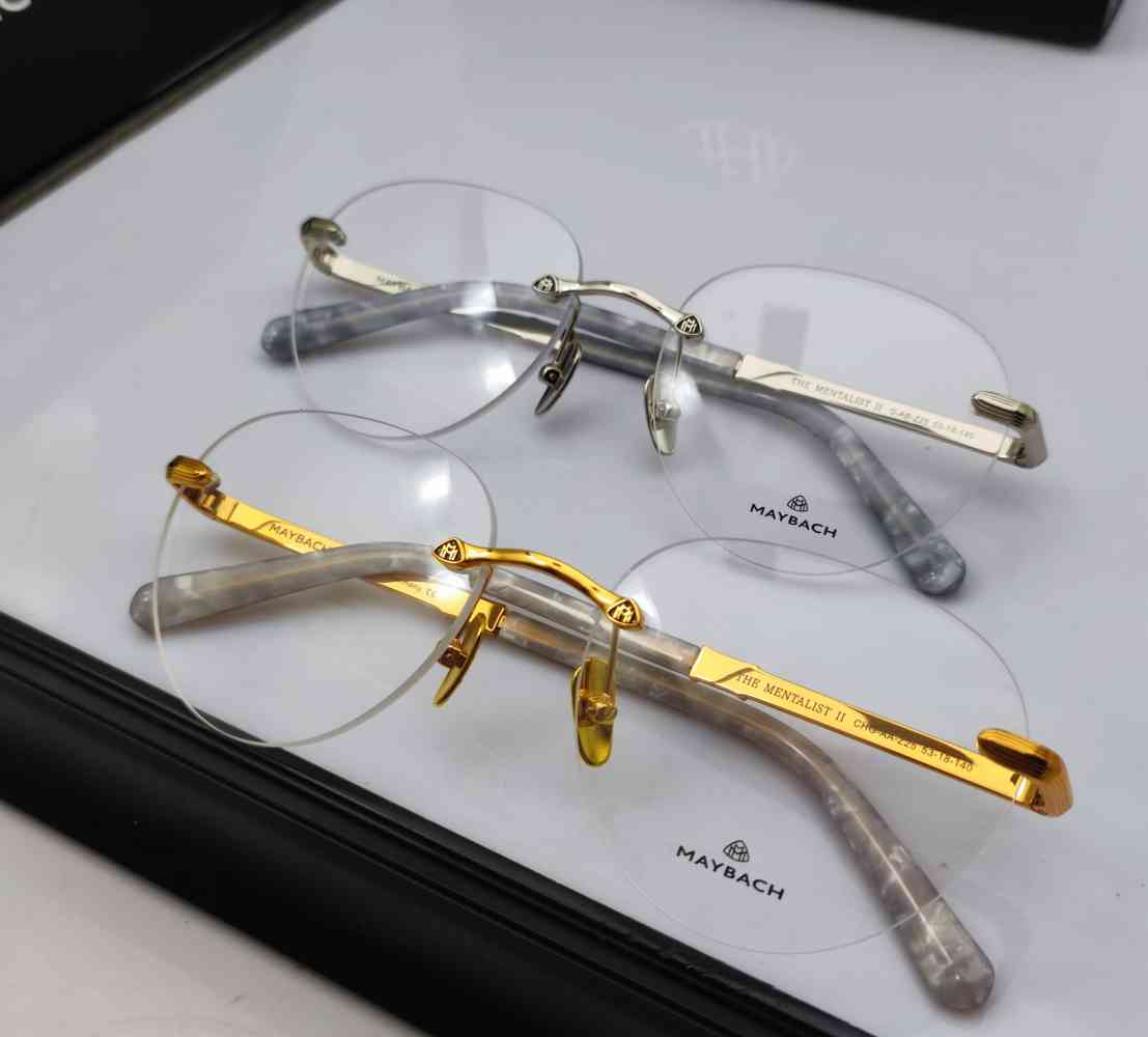 Maybach Silver Luxury Frameless Sunglasses-1