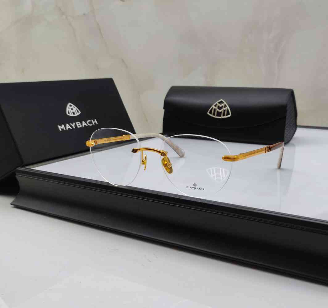 Golden Maybach Silver Luxury Frameless Sunglasses