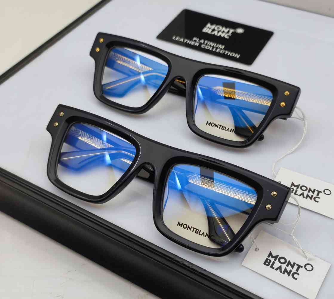Mont Blanc Black & Golden Luxury Sunglasses-2