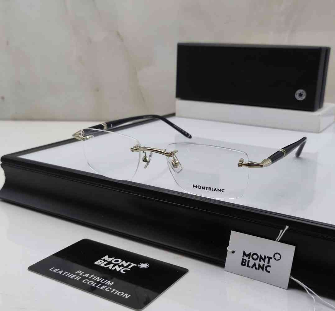 Silver Mont Blanc Golden Luxury Sunglasses