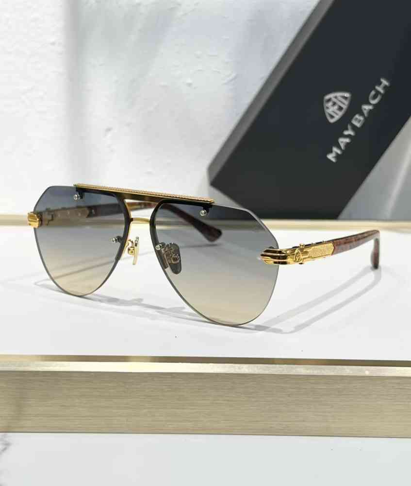 Grey Maybach Brown Luxury Sunglasses