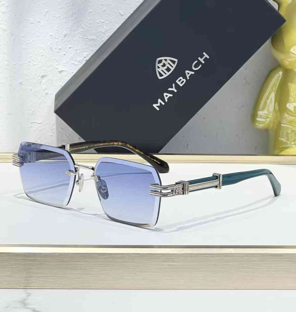 Maybach Blue Luxury Sunglasses-thumb-0