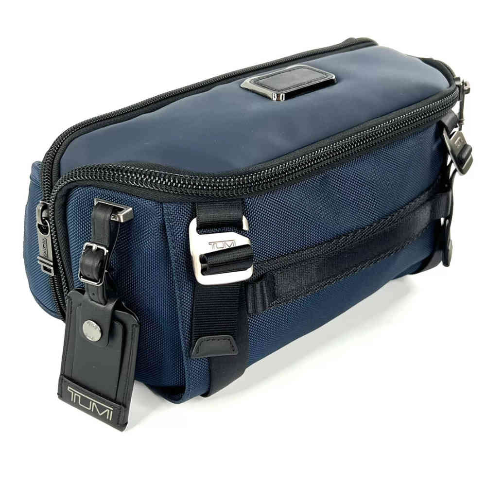 Tumi Alpha Bravo Platoon Sling Blue Bag-thumb-4
