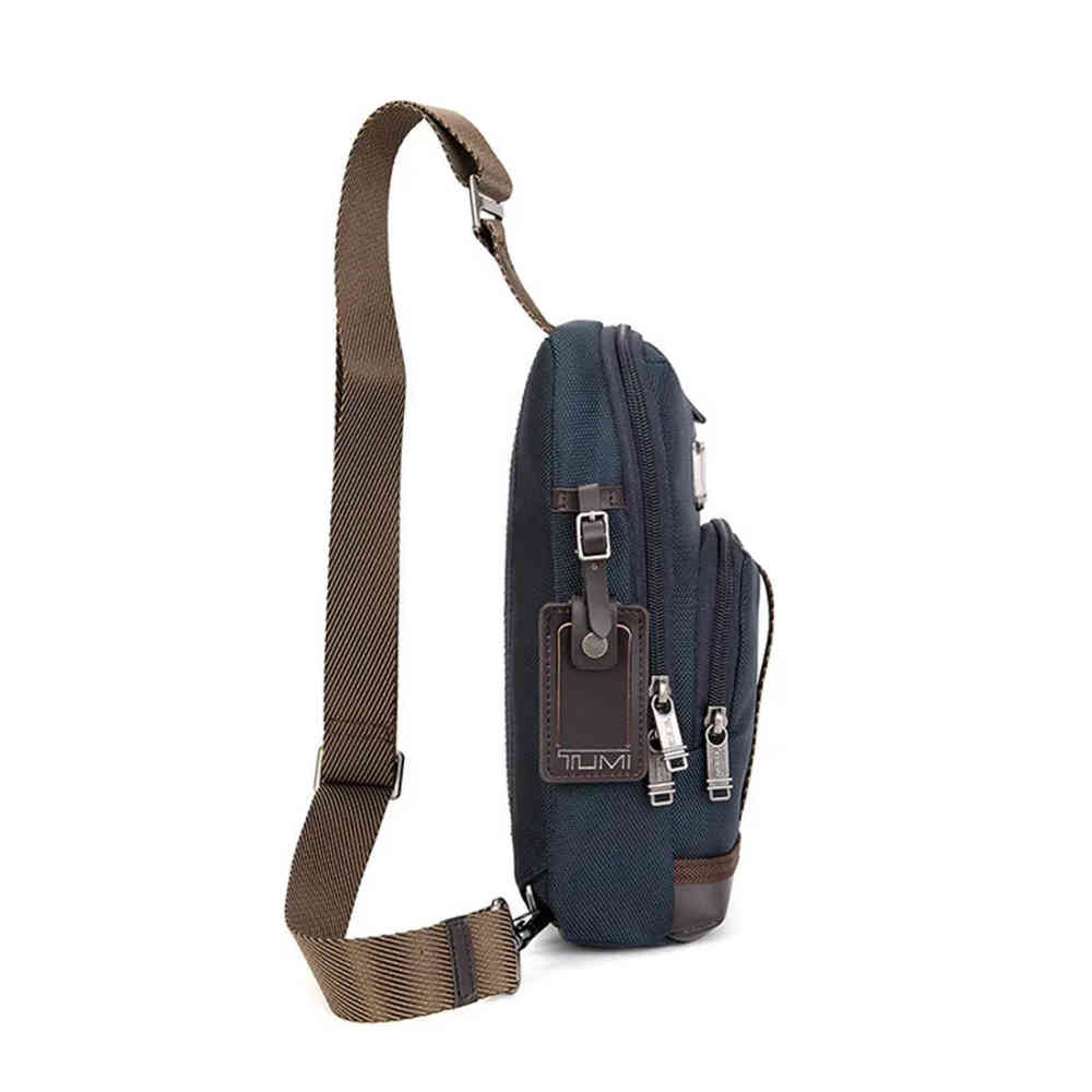 Tumi Premium Blue Sling Bag-thumb-1