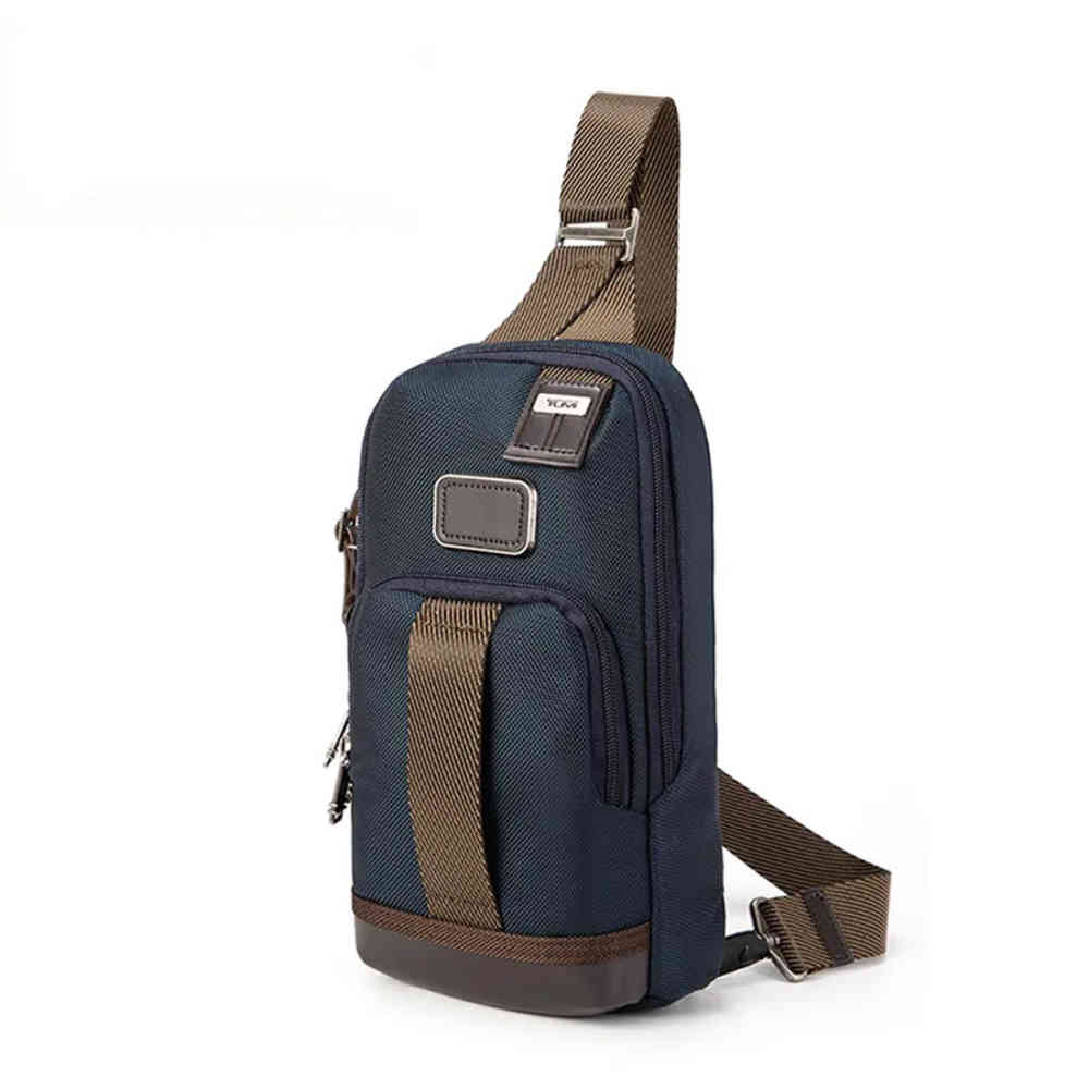 Tumi Premium Blue Sling Bag-thumb-0