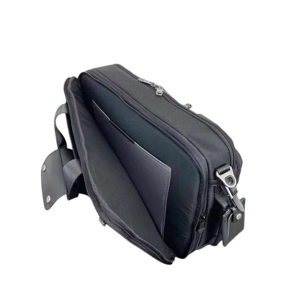Tumi Alpha Bravo Laptop Briefcase Black Bag-thumb-4